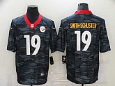 Nike Steelers 19 JuJu Smith Schuster Black Camo Limited Jersey Dzhi,baseball caps,new era cap wholesale,wholesale hats